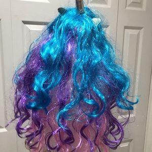 🍁Kids Costume Unicorn Silky Hair Wig